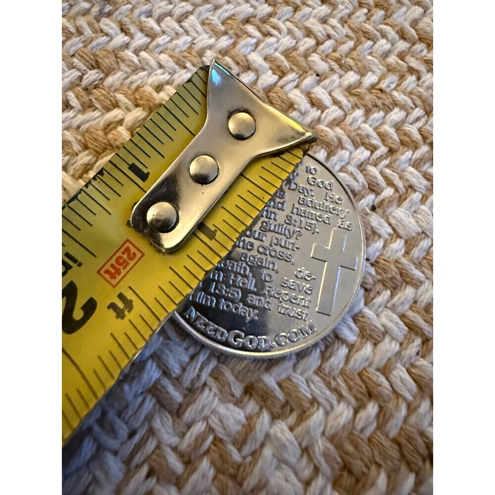 Ten Commandments Religious Pocket Token Coin - Picture 5 of 8
